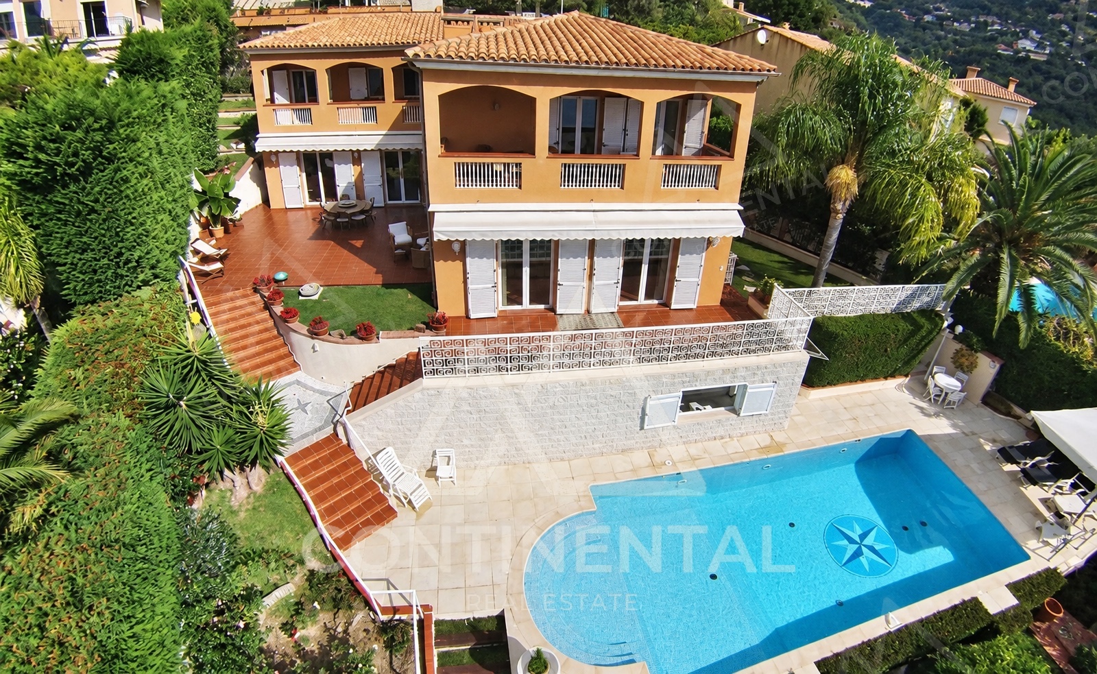 Villa con piscina e vista panoramica su Monaco – Beausoleil